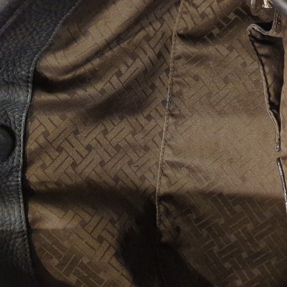 Large black pebble leather Cole Haan hobo bag - Picture 9 of 13